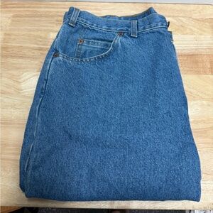 Vintage Orange Tag Levi's Classic Blue Jeans with Copper Button